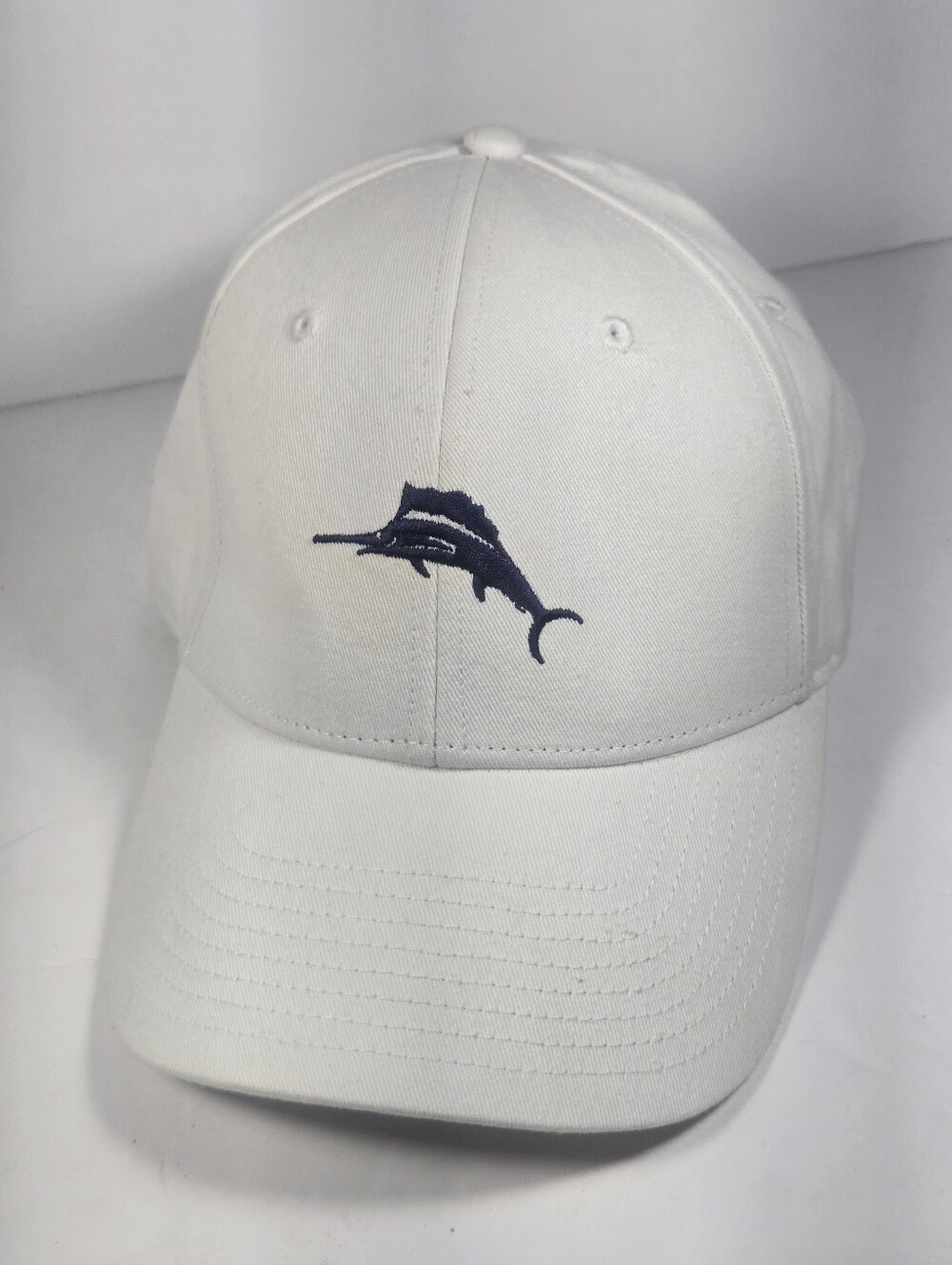 Tommy Bahama Logo Baseball Hat OSFM Strapback Embroidered Marlin Cap